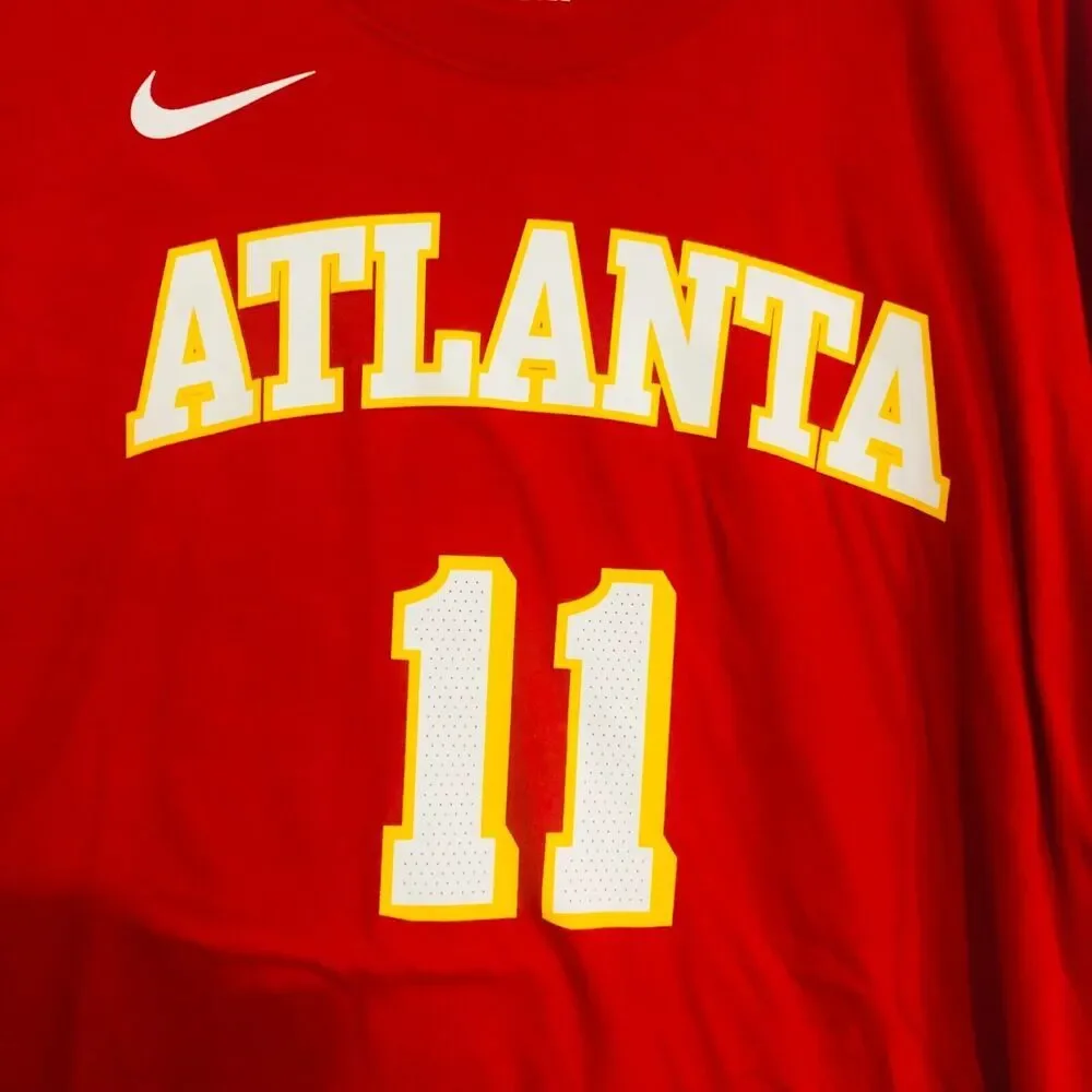 Nike Atlanta Hawks Trae Young‎ 11 NBA Name & Number T-Shirt Red Mens XXL NWT